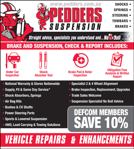 Pedders for automotive work and repairs