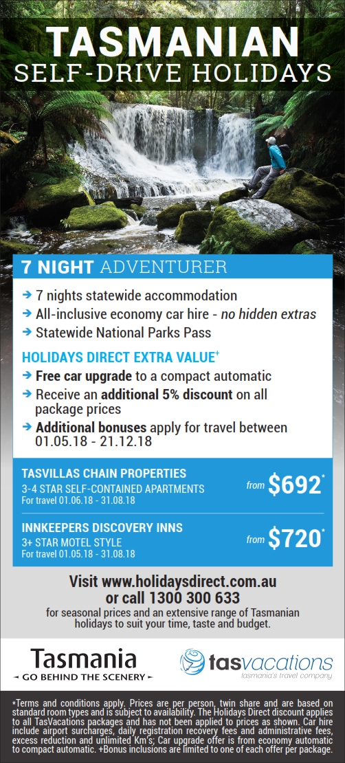 Discount Tas Vacations Self Drive Holidays